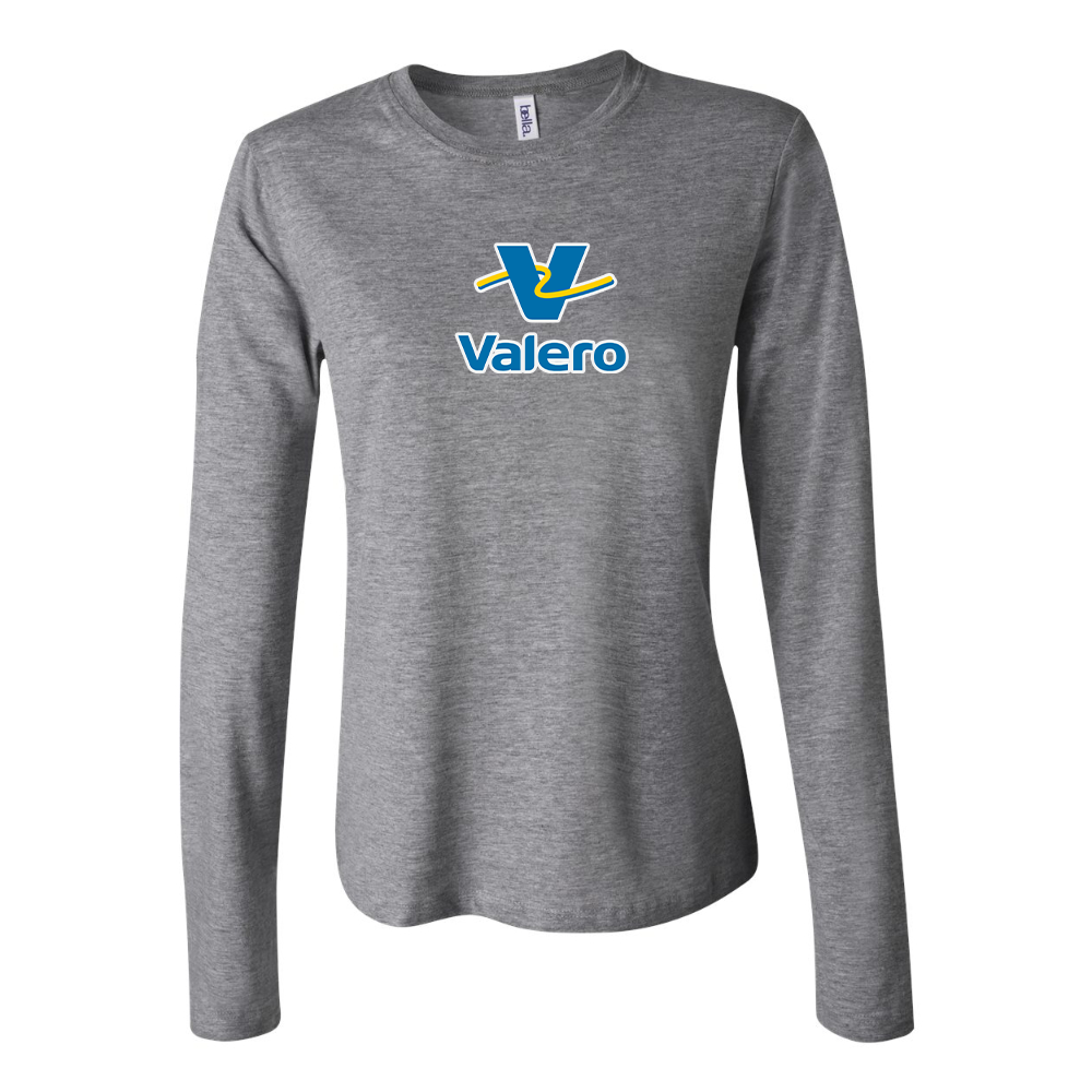 BELLA CANVAS Women’s Valero Gas Station Jersey Long Sleeve Tee